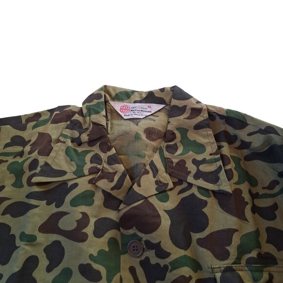 Vintage Seaway Green Camo Shirt&Pant Set Men’s XLarge Hunting Gear New Old Stock - Picture 6 of 13